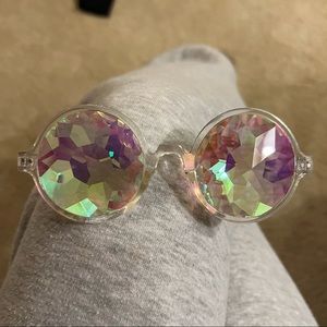 Rave kaleidoscope glasses